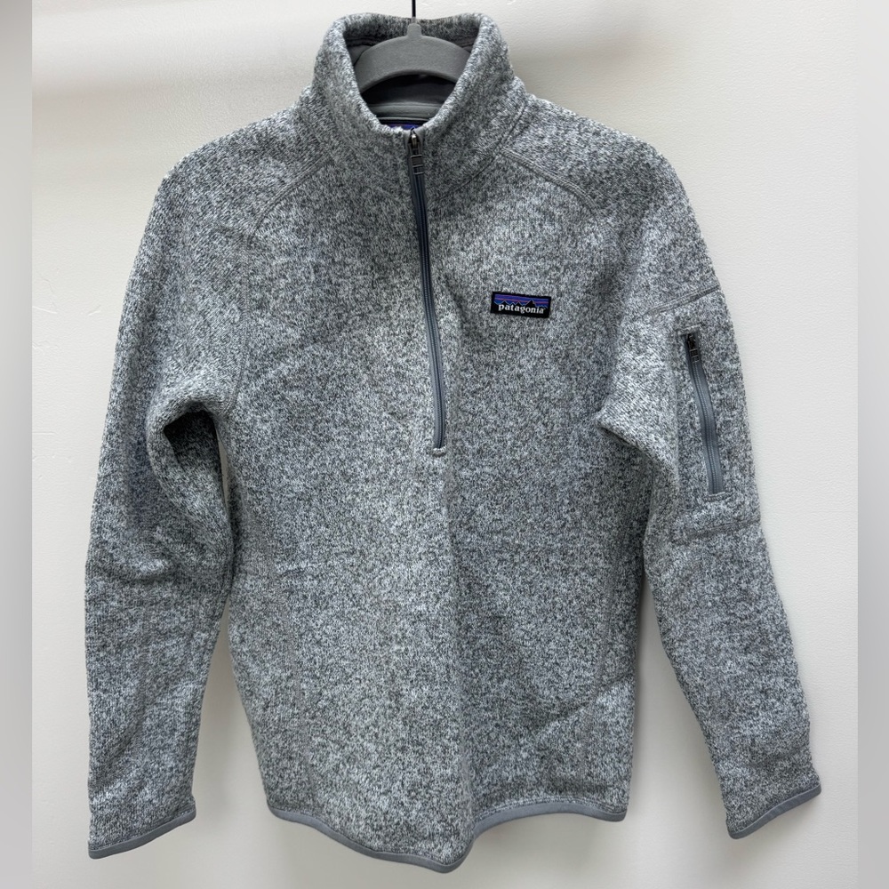 Patagonia Women’s Zip-Up Sweater in Heather Gray